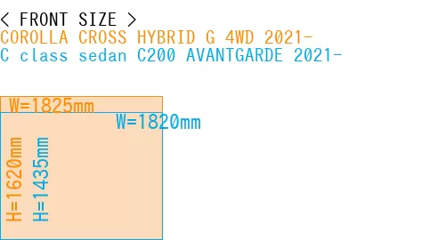 #COROLLA CROSS HYBRID G 4WD 2021- + C class sedan C200 AVANTGARDE 2021-